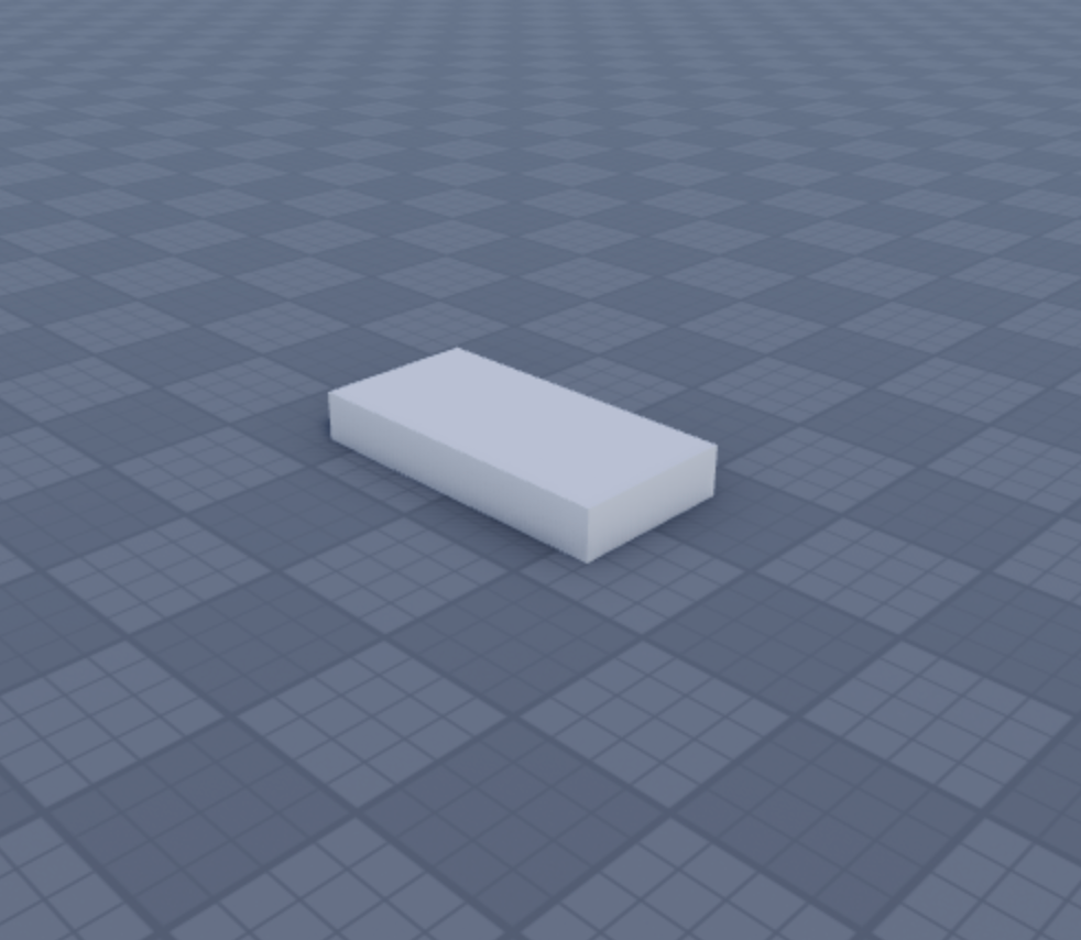 A rectangular shaped Part.