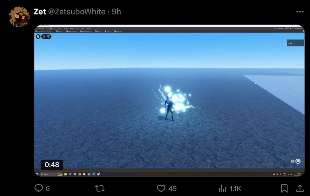 ZetsuboWhite's Twitter post.