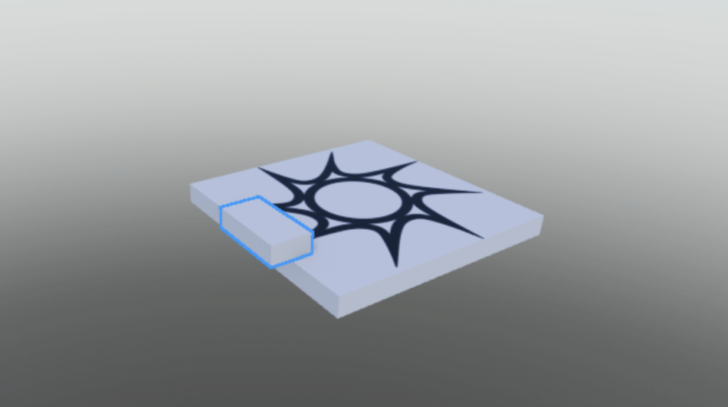 A new Part has appeared on the SpawnLocation in our Roblox game from scratch.